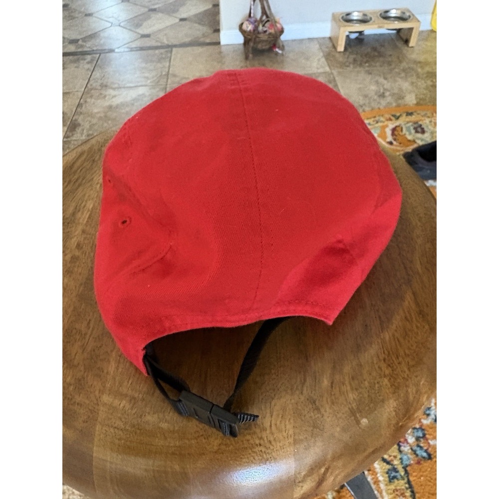 SUPREME Cap RED Hat Adjustable Strapback USA Made - Picture 2 of 4